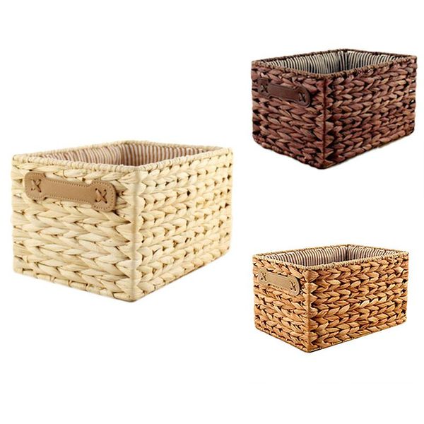 

pastoral storage basket snack woven debris box large drawer baskets