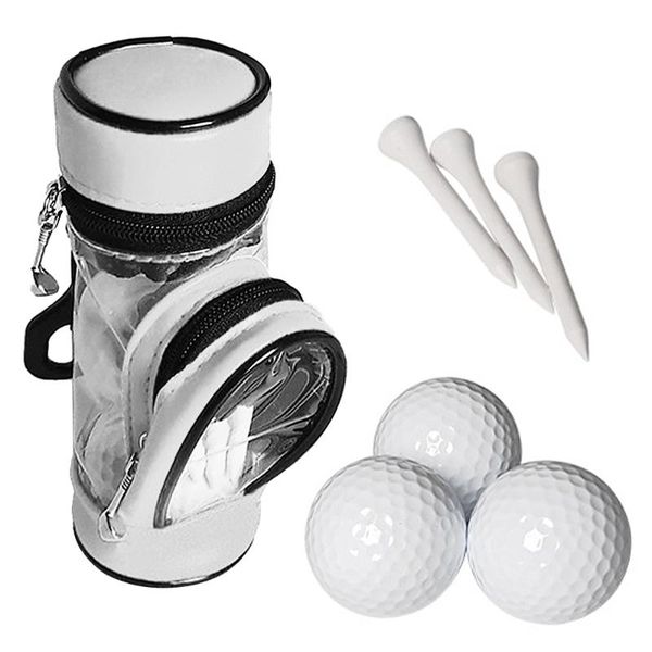 

golf balls and tees pouch bag storage case holder with 3 set training