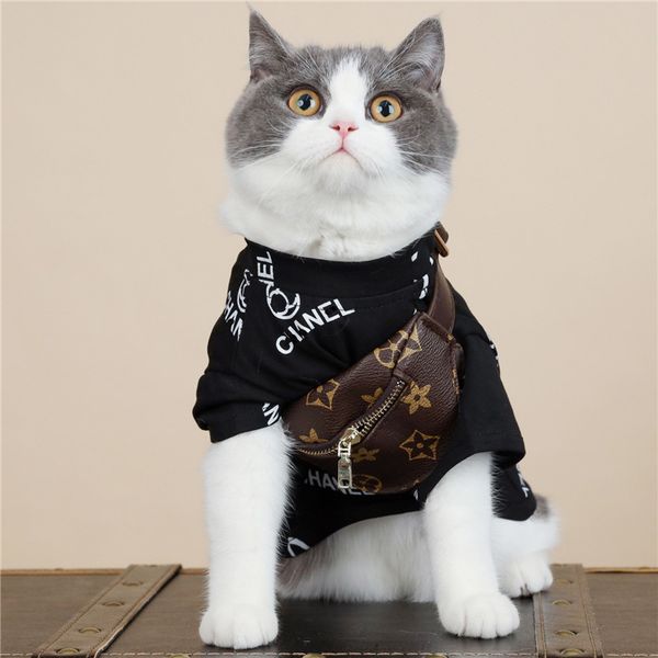 

light pet tide brand cloth summer t teacup dog malte york thin t-shirt kitten