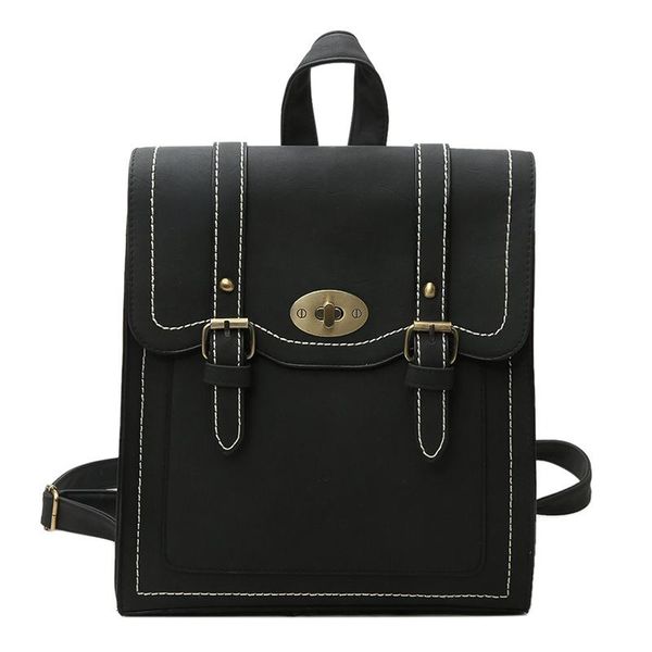 

backpack women fashion leather backpacks pu cool urban preppy stle school bag for teenage girls vintage feminina shoulder bags