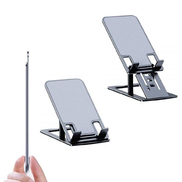 

cell phone mounts & holders sturdy aluminum metal stand adjustable foldable holder for 12 pro max ipad tablet desktable