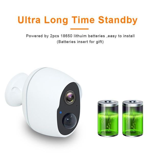 

cameras 1080p hd battery powered 2.4g wifi ip smart camera