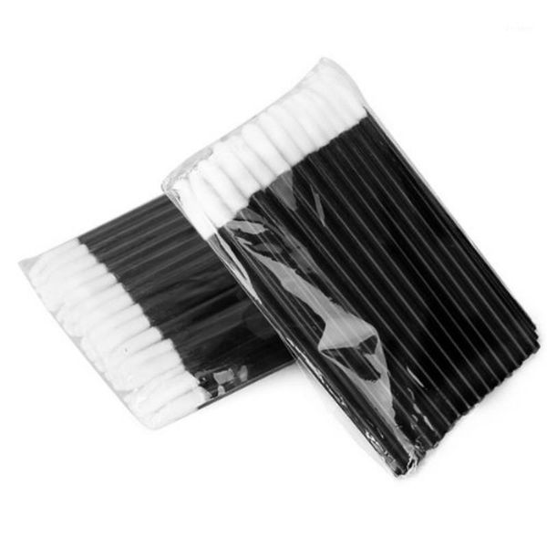 

sale 10x 100 pcs disposable lip brush gloss wands applicator makeup cosmetic tool 1
