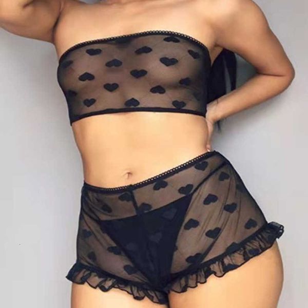 

perspective lingerie women lace fun summer bra suit, Black;white