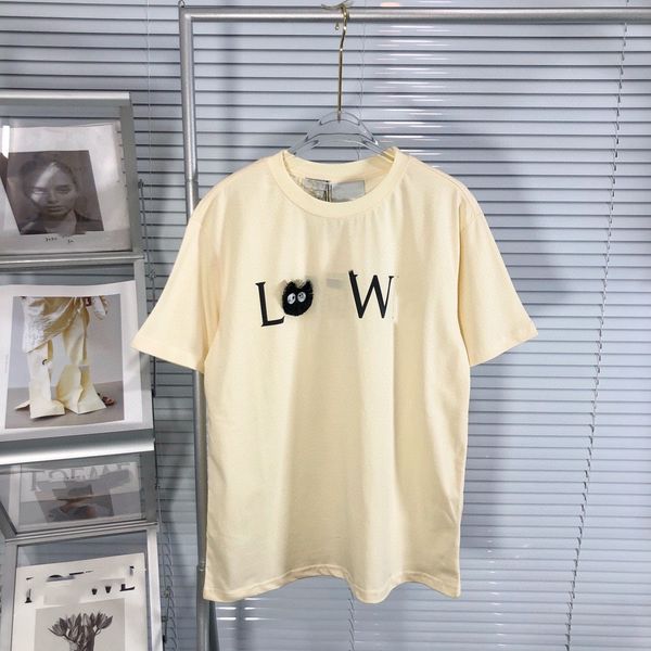 

luxury design chaoloe summer chinchilla co series briquette dust elf small grey rabbit t-shirt short sleeve, White