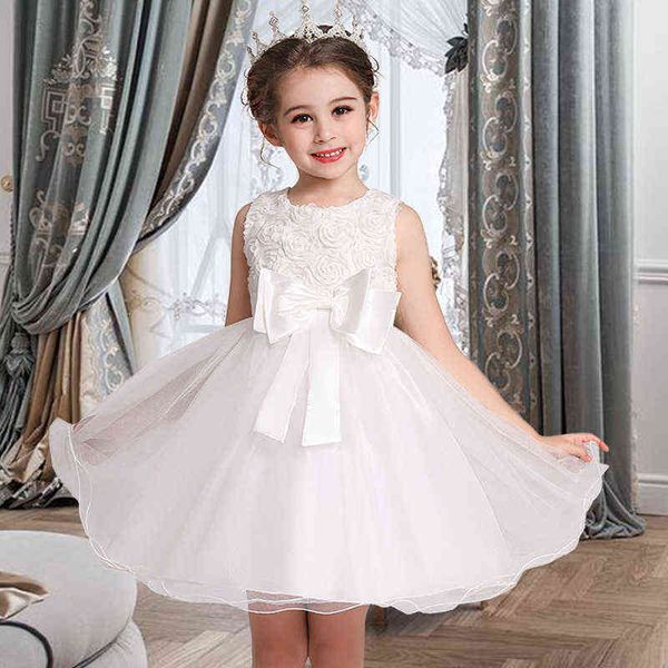 

christmas frocks girl clothes kids dresses for girls lace flower dress baby girl party wedding dress children girl princes g1215, Red;yellow