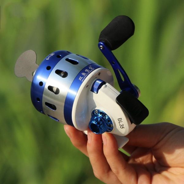 

pisces fortress bl35 metal shooting reel inner wheel closed slings fishing compound bow heel baitcasting reels