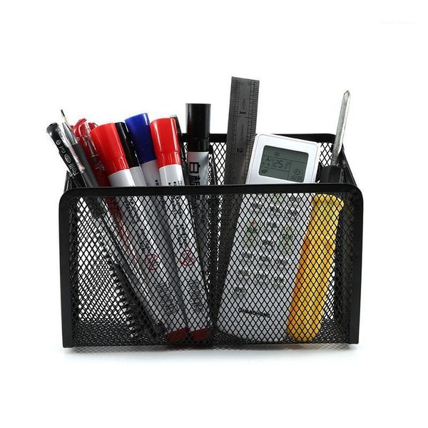 

storage baskets basket metal wire mesh magnetic box school office stationery hanging kitchen sundries organizer1