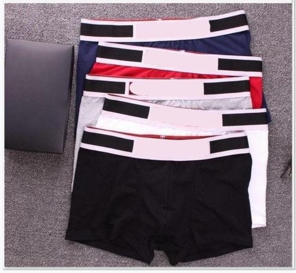 

6 colors/lot mens designer boxers brands underpants classic mens boxer casual shorts underwear breathable cotton underwears zrtshzsrj, Black;white