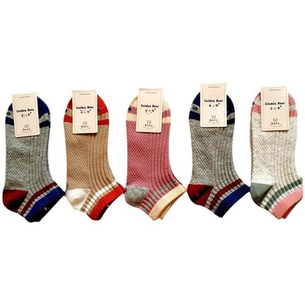 

2023 spring summer children's sock s, s ocks, boat so cks, korean combed cotton thin, sweat absorbing, breathable and odor proof wholes, Black