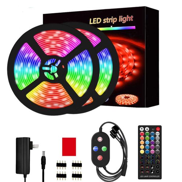 

led bluetooth light belt set 40-key rgb strings