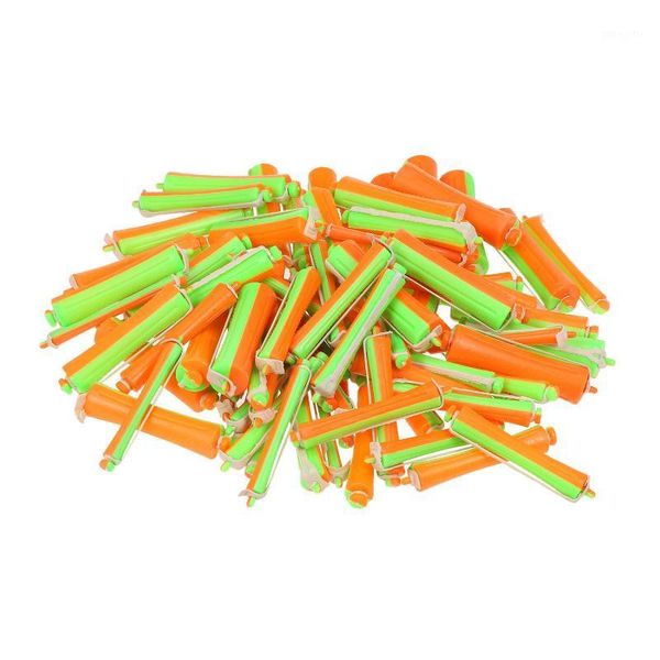 

40pcs diy perm rods with rod bands cold wave perming curlers hairdressing styling tool hair curler tool1, Black