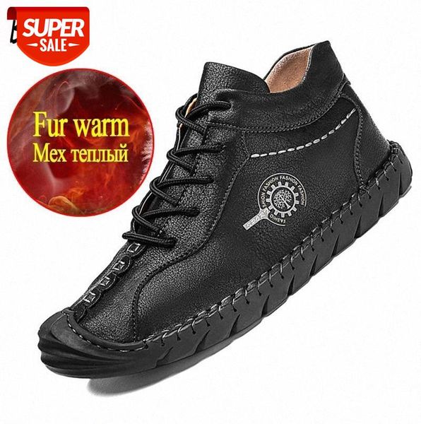 

Winter Men's Snow Boots Plush Warm Men's Winter Boots Outdoor Warm Ankle Waterproof Cold Protection Men #pf8b