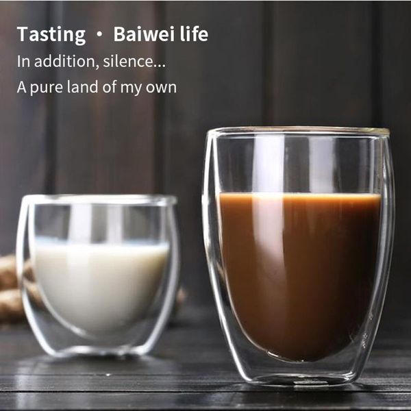 

wine glasses 6pc macchiato glass 6 x 350 ml thermal double wall coffee cup year 2022 christmas decorations for home decor