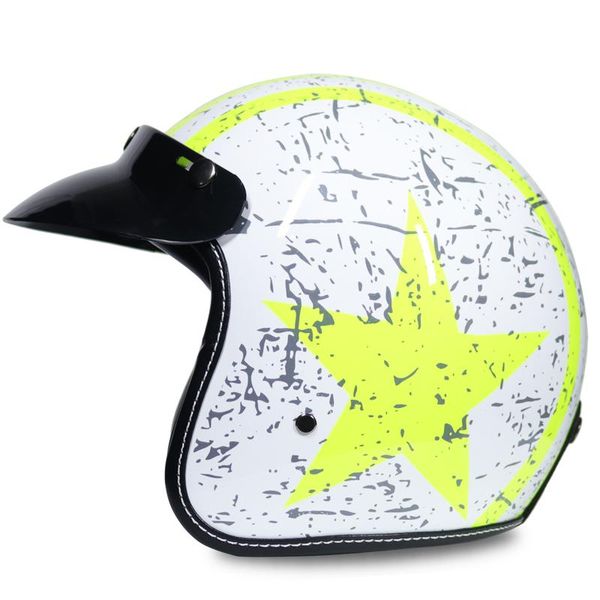 

motorcycle helmets helmet open face retro half
