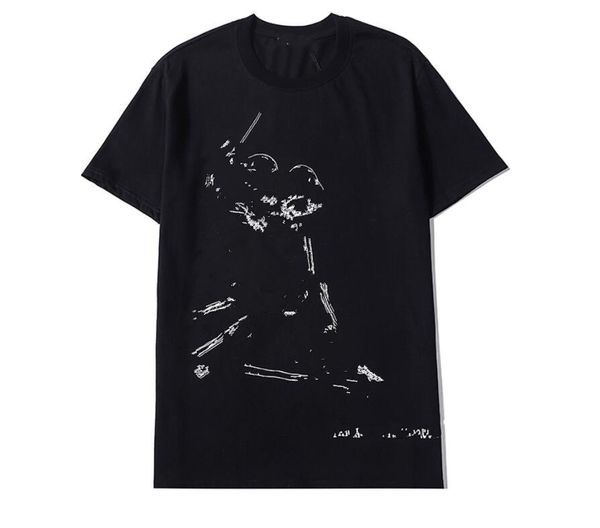 ss T-shirt stilista da uomo Tees Friends Uomo Donna T Polo nera di alta qualità Taglia S-XXL