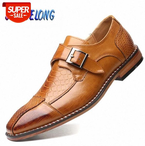 

brand classic crocodile pattern men's business dress shoes handmade men formal pointed leather shoes quality men's 39-48 #fh3d