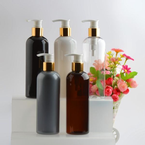 

300ml empty plastic lotion bottles liquid soap pump container for personal care , aluminum cosmetic containers storage & jars