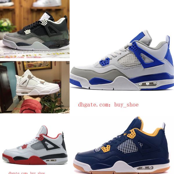 

sale 4 4s basketball shoes men women new cream sail the white cement bred court purple union la guava ice rasta mushroom sports shoes d52 11