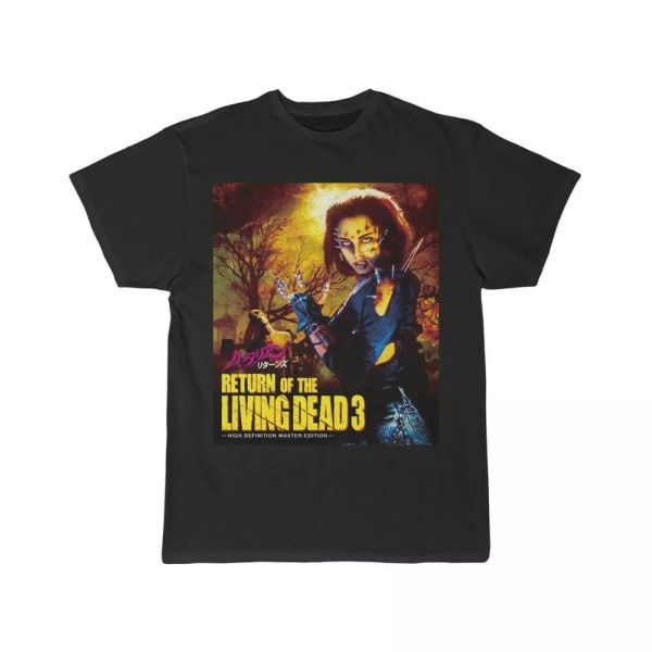 

return of the living dead 3 short sleeve tee, White;black