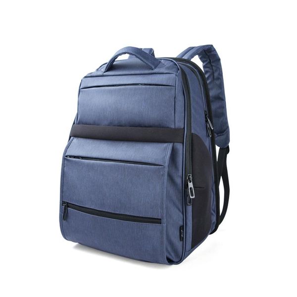 

backpack large capacity strip schoolbag men business shoulder bags women mochila casual multifunction boys girls travel rucksack