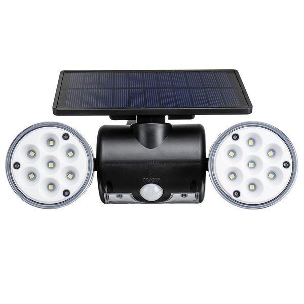 30led energia solar sensor infravermelho luz de jardim de segurança ao ar livre à prova d 'água