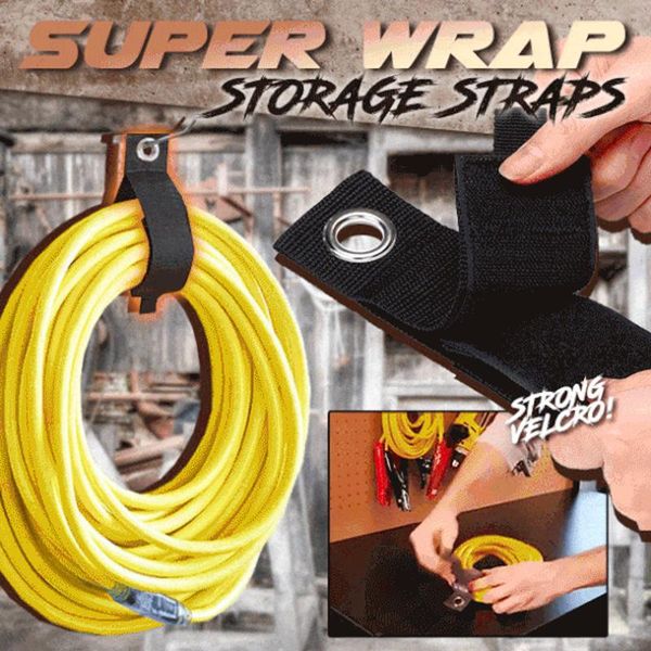 

storage bags heavy duty straps extension cord organizer wire hook loop strap strongly viscous gadget