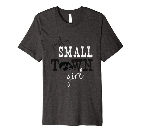 

iowa hawkeyes small town girl t-shirt - apparel, White;black