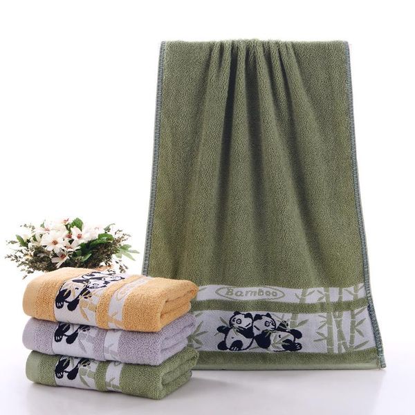 

towel [cross-boundary] bamboo charcoal fiber panda 35 * 75 gift face supermarket daily necessities