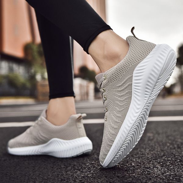 

2021 womens mens running shoes fashion student outdoor sports sneakers white black khaki size 38-46 code 51-0521