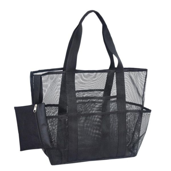 

mesh beach bag children sand away toys clothes towel for picnic outdoor pads