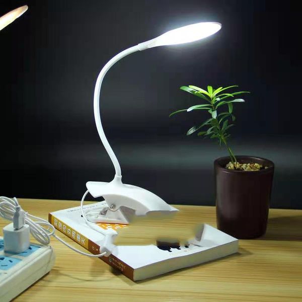

led desk lamp creative clip book gadget bedroom bedside children eye care study gift