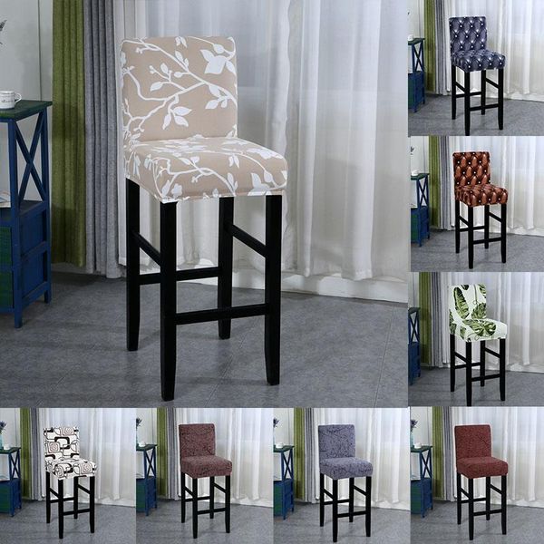 

chair covers 1pc floral print dining cover spandex elastic slipcover stretch for wedding el banquet