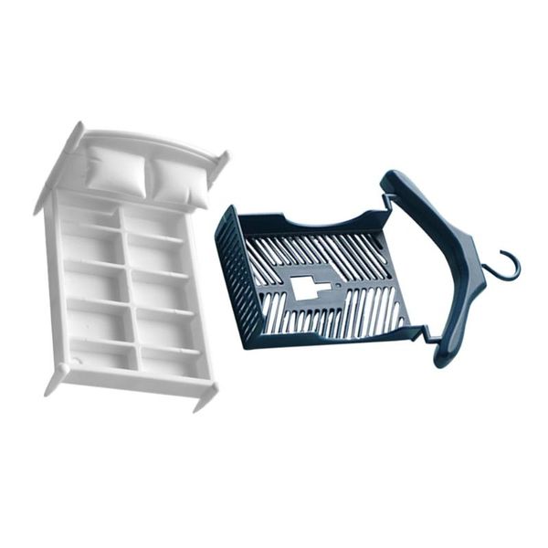 

kitchen storage & organization 2pcs sponge organizers draining racks utensils with hooks