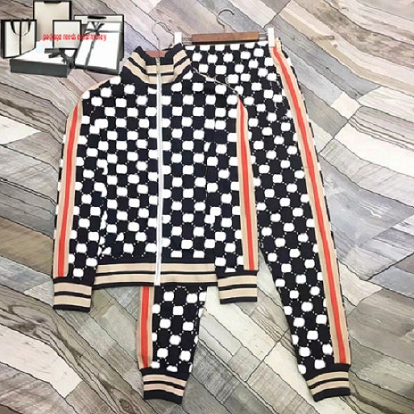 

men's sports suit casual tracksuits women fashion printed two piece sets 2021 fw men street active cardigan+long pants outdoor set, Gray