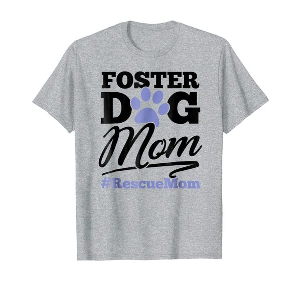 

dog shirt for women foster dog mom rescue mom tee, White;black
