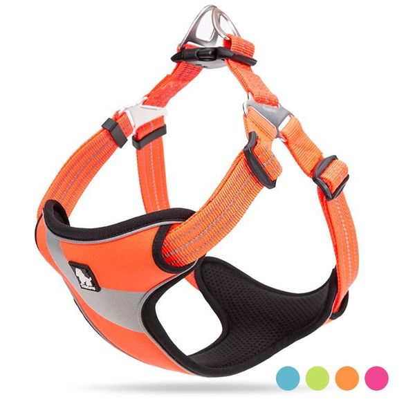 

dog collars & leashes truelove harness adjustable soft mesh easy on vest no pull safety reflective outdoor for small medium pet