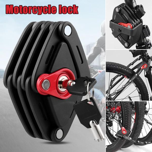 

theft protection bike bicycle folding lock universal modification accessories for motorcycle x66