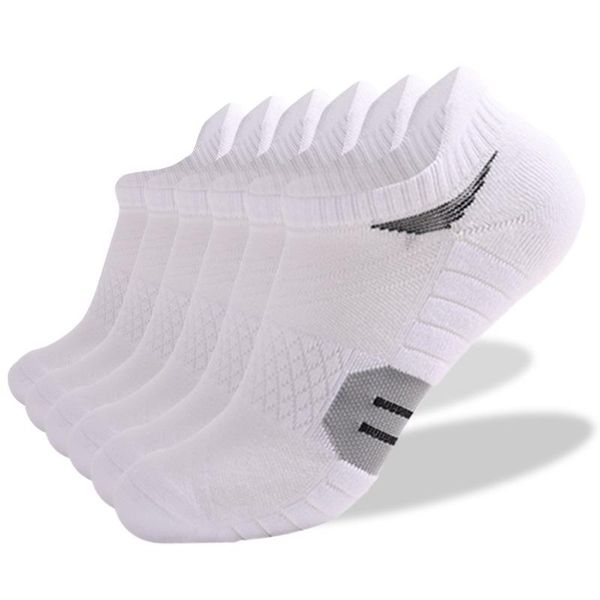 

men's socks more economic s terry cushion 6 pack ankle, Black