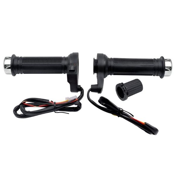 

handlebars motorcycle heated handgrips 2pcs universal for 7/8" electric grips handle handlebar warmer manillar cuffs