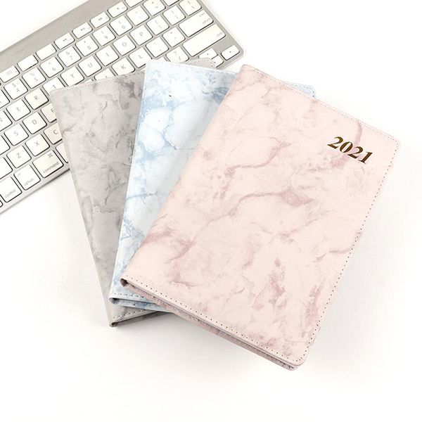 

notebook journal diary marble texture leather cover planner office stationery school notepad supplies notepads, Purple;pink