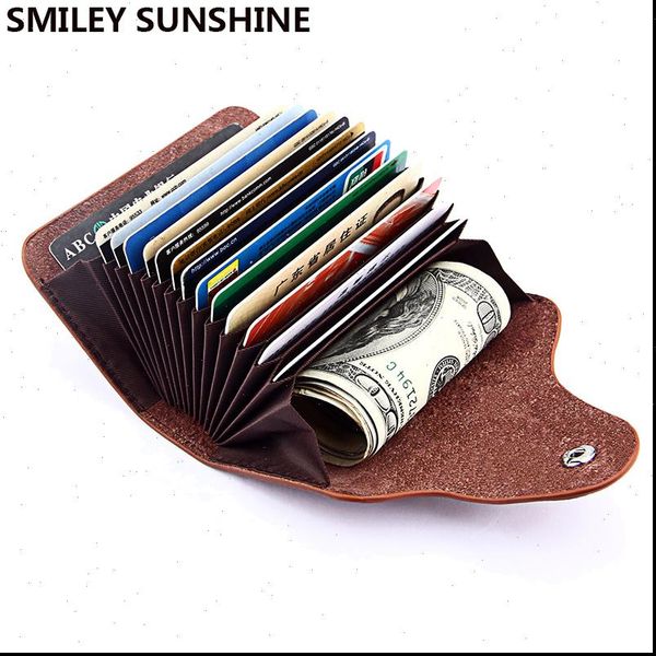 

genuine leather men wallet id credit card holder wallets male small coin purse women money bag vallet mini walet, Red;black