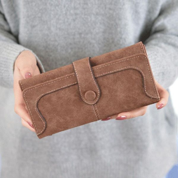 

wallets women leather casual luxury card holder clutch bag zipper pocket hasp female purse ladies wallet, Red;black