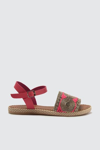 

sandals trendyol ethnic detailed woman takss21sd0015, Black