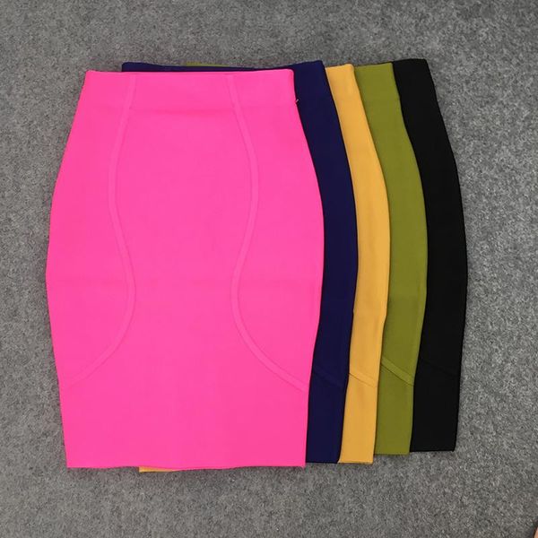 

skirts 5 colors summer mini women's bandage elegant high waist bodycon striped celebrity party, Black