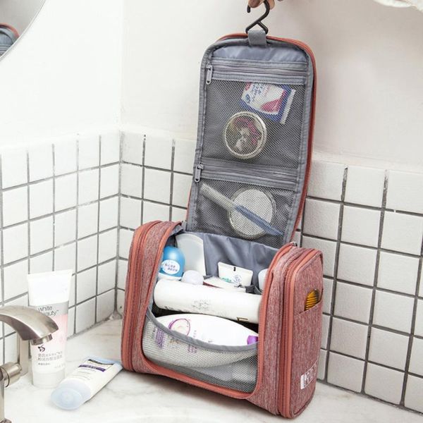 

travel toiletry wash cosmetic bag women makeup storage pouch beautician necessaire make up case organizer trip accessories stuff bags & case