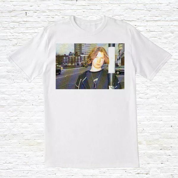 

aphex twin t-shirt (electronica / come to daddy / rare), White;black