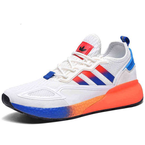 

large sho men's casual four seasons sportswear breathable running dad small white