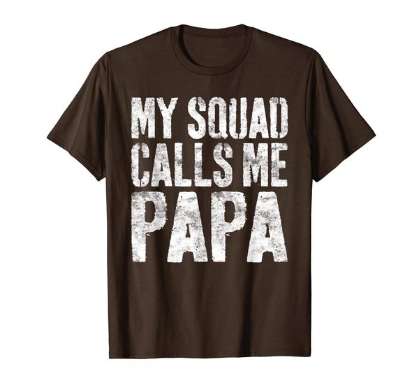 

Mens My Squad Calls Me Papa T-Shirt Father' Day Shirt T-Shirt, Mainly pictures