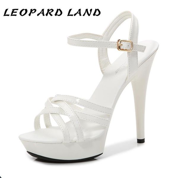 

women's one word sandals summer solid color fashion 13cm all-around net red high heels thin lfd, Black